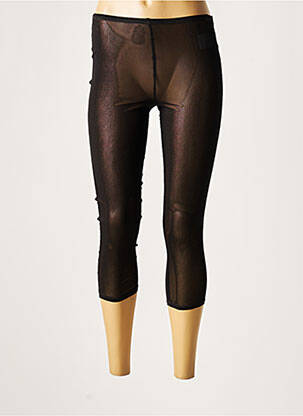 Pantalon trei sferturi negru LAUREN VIDAL femeie