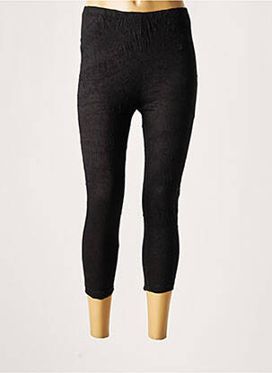 Pantalon trei sferturi negru LAUREN VIDAL femeie