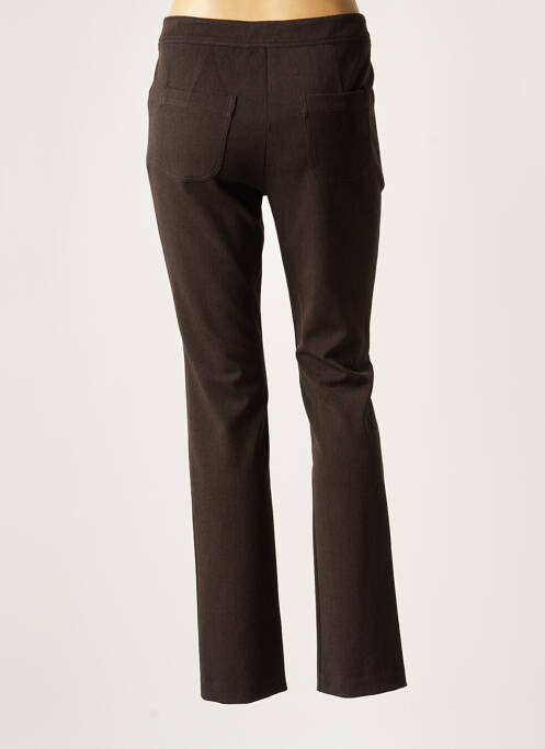 Pantalon slim maro LAUREN VIDAL femeie