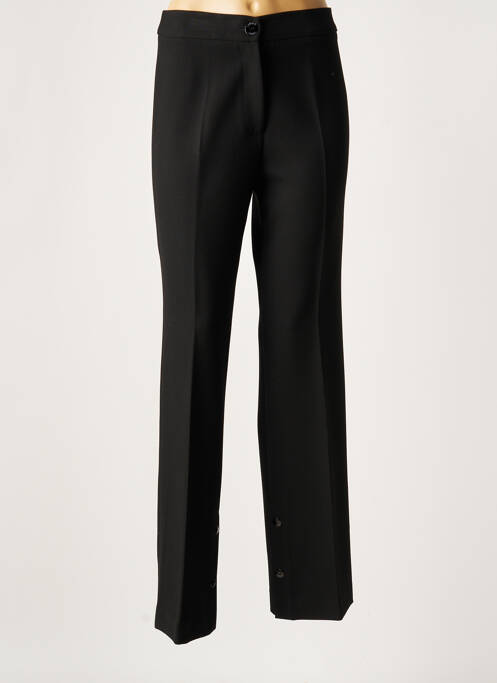 Pantalon larg negru LAUREN VIDAL femeie