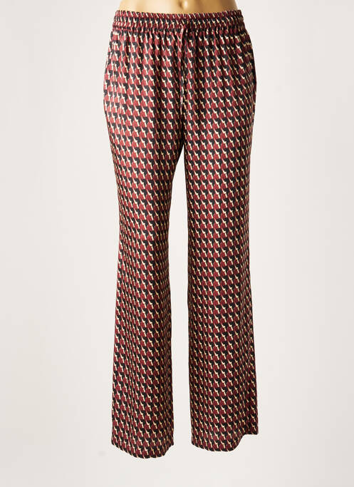 Pantalon larg maro LAUREN VIDAL femeie