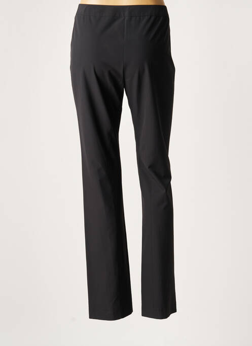 Pantalon drept închidere cu fermoar sub clapetă cu nasturi mărime normală negru LAUREN VIDAL femme