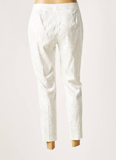 Pantalon chino alb LAUREN VIDAL femeie