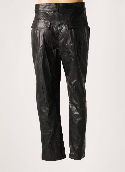 Pantalon larg negru LAUREN VIDAL femeie