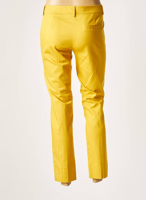 Pantalon chino galben LAUREN VIDAL femeie