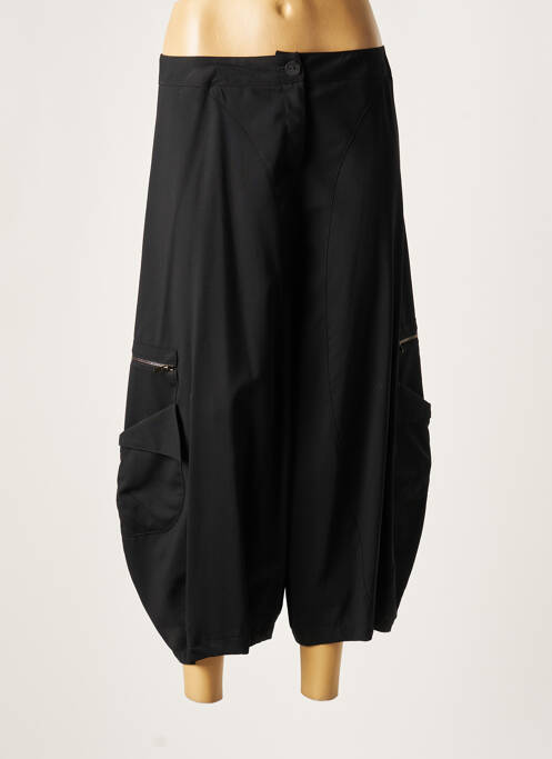 Pantalon trei sferturi negru LAUREN VIDAL femeie