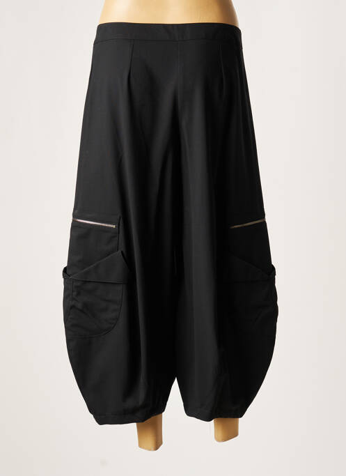 Pantalon trei sferturi negru LAUREN VIDAL femeie