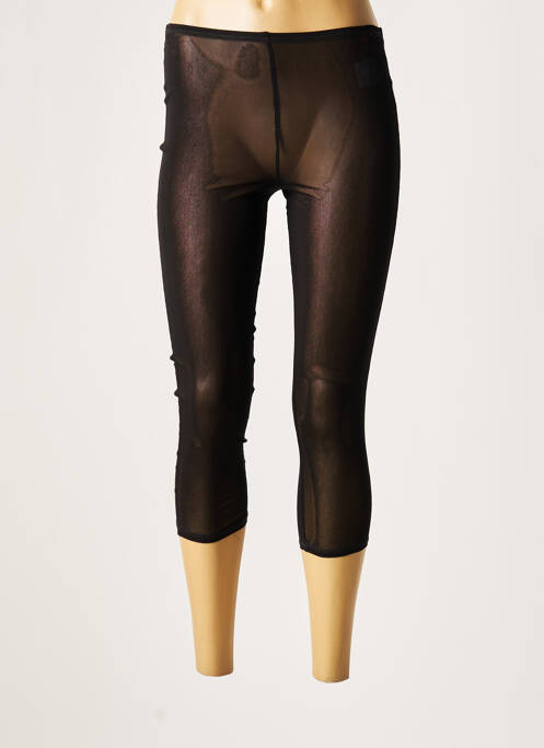 Pantalon trei sferturi negru LAUREN VIDAL femeie