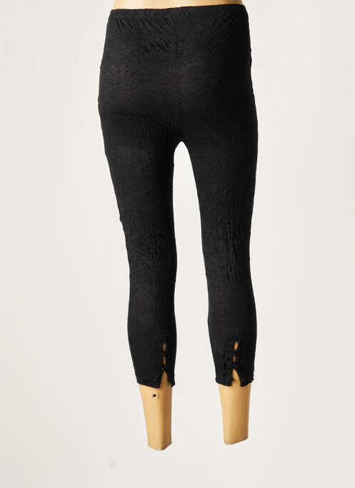 Pantalon trei sferturi negru LAUREN VIDAL femeie