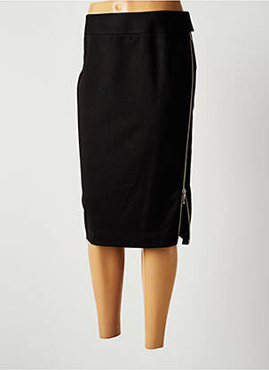 Fustă midi negru LAUREN VIDAL femeie