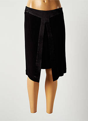 Fustă midi negru LAUREN VIDAL femeie