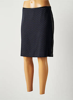 Fustă midi albastru LAUREN VIDAL femeie