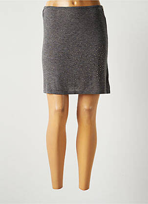 Fustă scurtă gri LAUREN VIDAL femeie