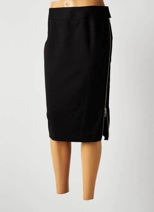 Fustă midi negru LAUREN VIDAL femeie