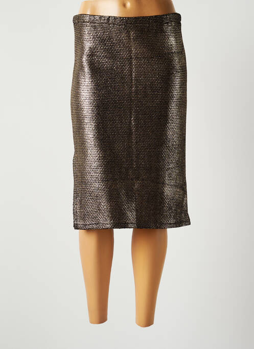 Fustă midi bej LAUREN VIDAL femeie