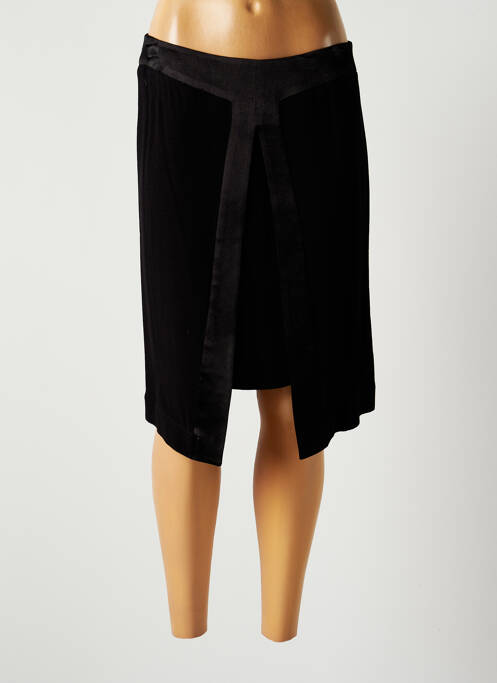 Fustă midi negru LAUREN VIDAL femeie