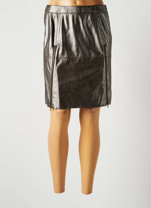 Fustă scurtă gri LAUREN VIDAL femeie