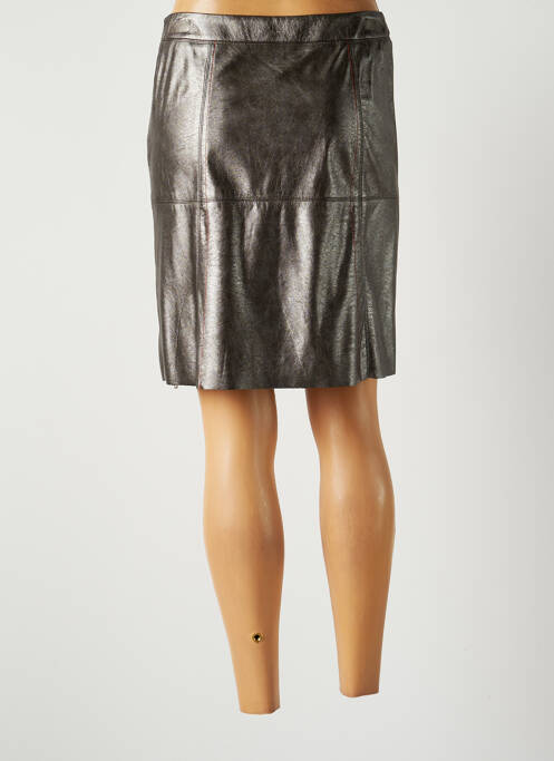 Fustă scurtă gri LAUREN VIDAL femeie