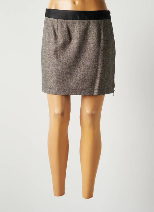 Fustă scurtă gri LAUREN VIDAL femeie
