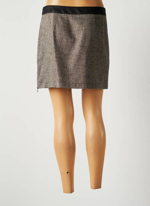 Fustă scurtă gri LAUREN VIDAL femeie