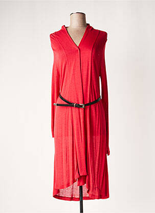 Rochie midi roșu LAUREN VIDAL femeie