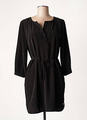 Rochie scurtă mâneci 3/4 mâneci 3/4 negru LAUREN VIDAL femeie