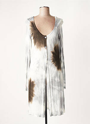 Rochie midi gri LAUREN VIDAL femeie