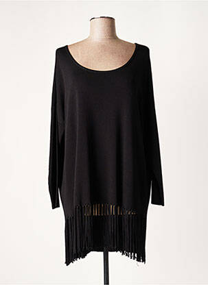 Rochie scurtă mâneci lungi mâneci lungi negru LAUREN VIDAL femeie