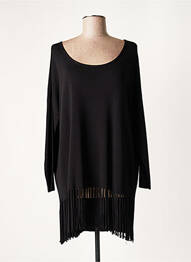 Rochie scurtă mâneci lungi mâneci lungi negru LAUREN VIDAL femeie