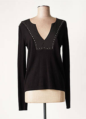 Pulover negru LAUREN VIDAL femeie