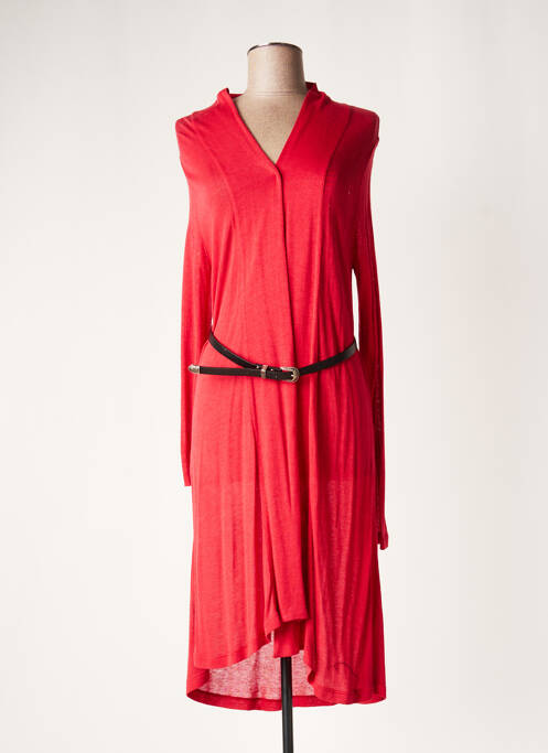 Rochie midi roșu LAUREN VIDAL femeie