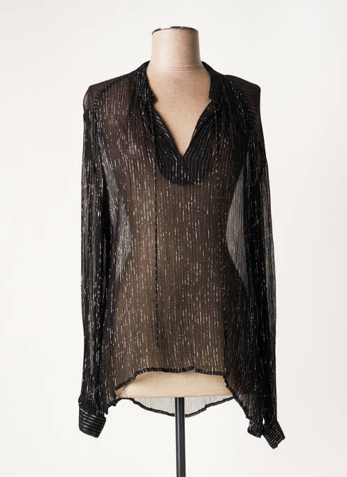 Tunică mâneci lungi negru LAUREN VIDAL femeie