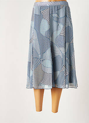 Fustă midi albastru FRANCOISE F femeie