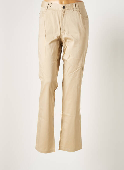 Pantalon drept bej EL VERTIGO femeie