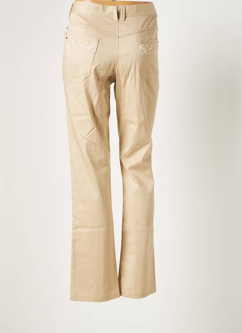 Pantalon drept bej EL VERTIGO femeie