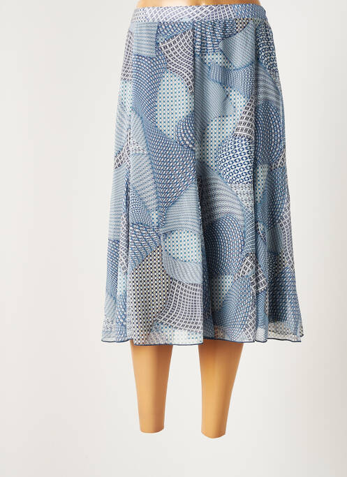 Fustă midi albastru FRANCOISE F femeie