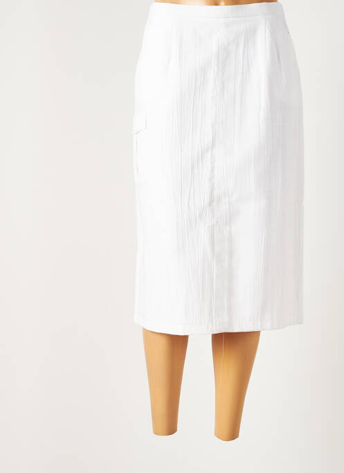 Fustă midi alb PAUPORTÉ femeie