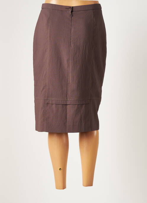 Fustă midi maro PAUPORTÉ femeie