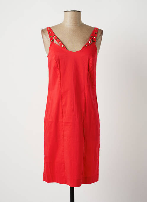 Rochie midi roșu BLEU D'AZUR femeie