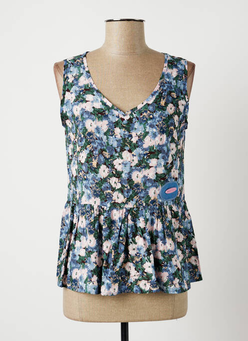 Top albastru POUPEE CHIC femeie