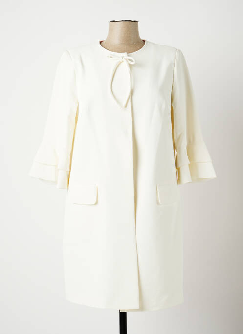 Jachete elegante alb POUPEE CHIC femeie