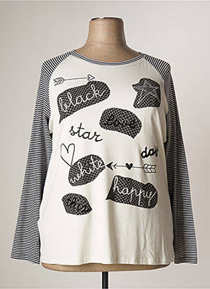 Tricou alb LUISA VIOLA femeie