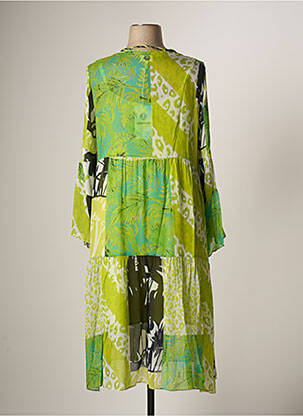 Rochie midi mâneci lungi mâneci lungi verde SPORTALM femeie