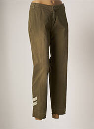 Pantalon drept elasticitate mărime normală verde SUMMUM femeie