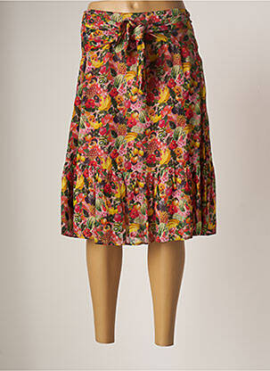 Fustă midi roz FROGBOX femeie