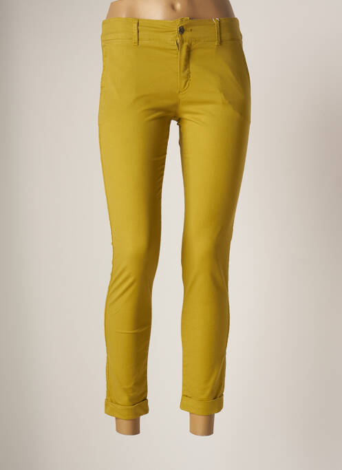 Pantalon slim galben EDAS femeie