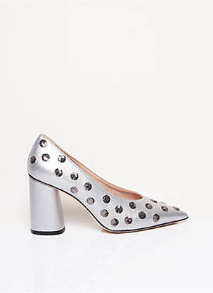 Pantofi cu toc gri FRANCO RUSSO NAPOLI femeie