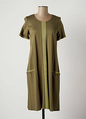 Rochie midi verde PAUPORTÉ femeie