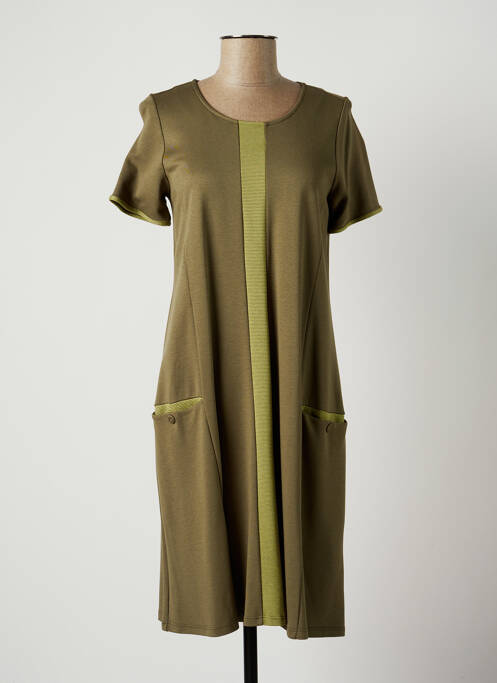 Rochie midi verde PAUPORTÉ femeie