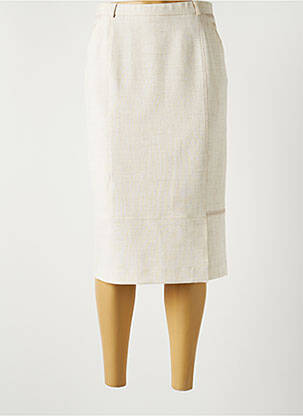 Fustă midi bej WEINBERG femeie